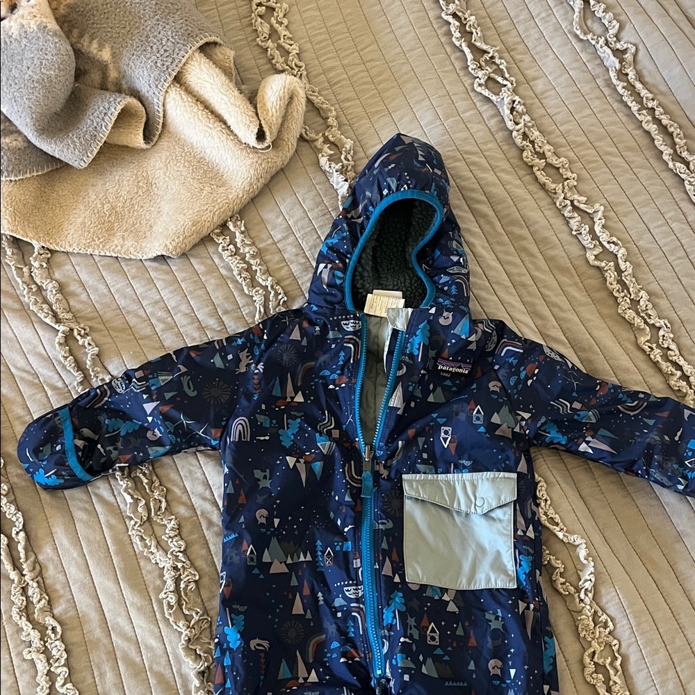 Patagonia Kids Navy Adventure Puffer Jacket